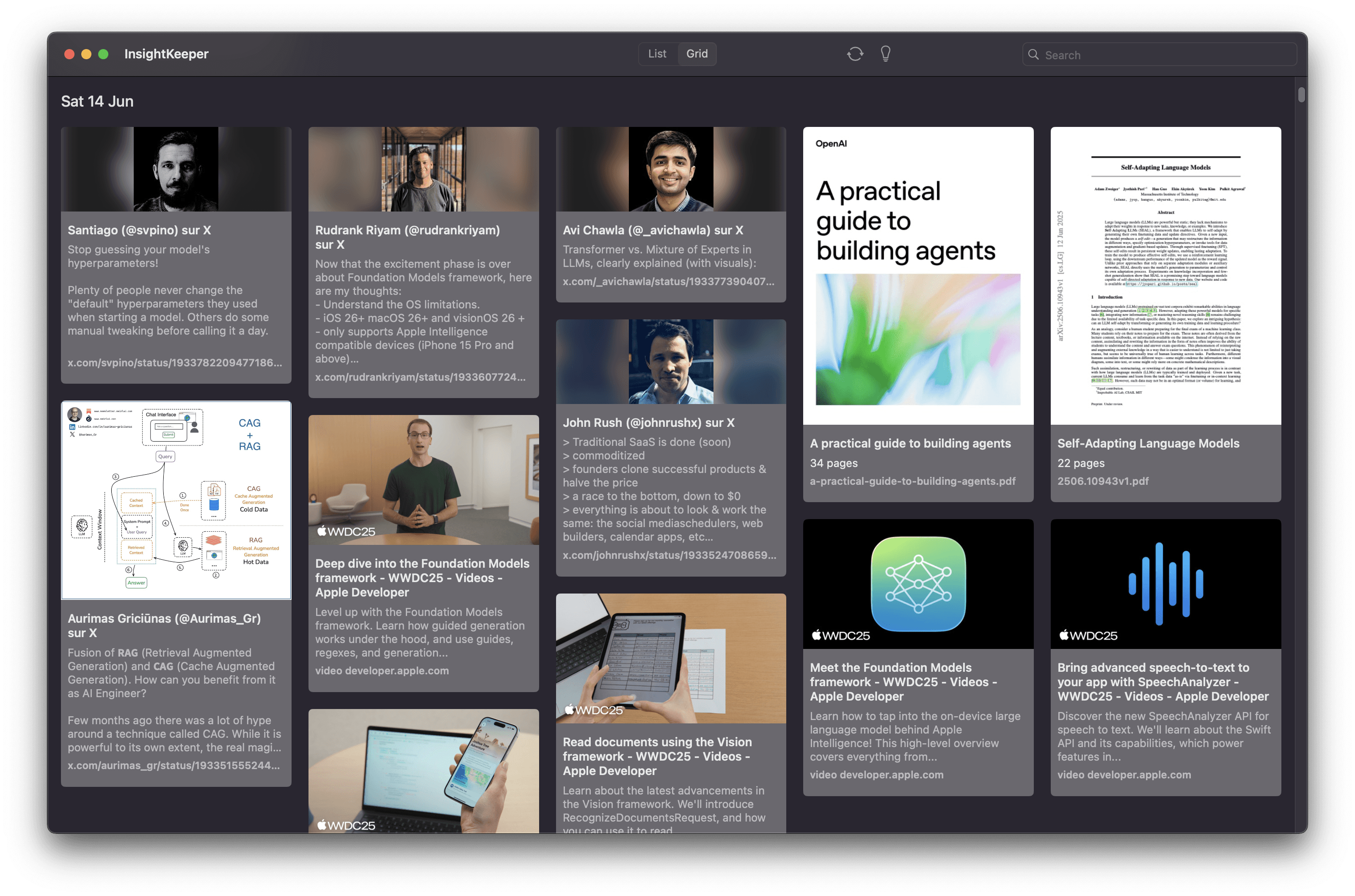 InsightKeeper Mac app screenshot